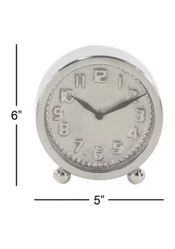 Deals 💯 Glam Stainless Steel Clock by Monroe Lane 🤩 -Monroe Lane Sales Belk 20692