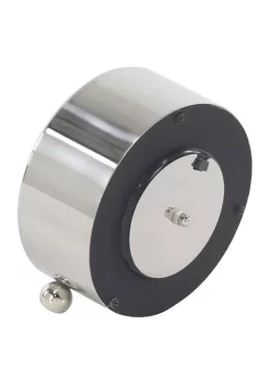 Deals 💯 Glam Stainless Steel Clock by Monroe Lane 🤩 -Monroe Lane Sales Belk 20693