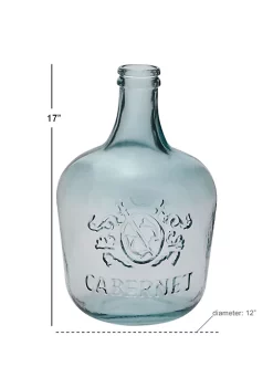 Deals 🎉 Coastal Recycled Glass Vase by Monroe Lane 🎉 -Monroe Lane Sales Belk 20698