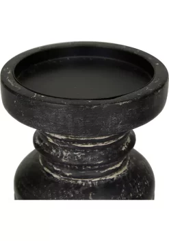 Cheap 🧨 Traditional Wood Candle Holder - Set of 3 by Monroe Lane 👏 -Monroe Lane Sales Belk 20710