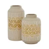 Best deal 🧨 Bohemian Ceramic Vase - Set of 2 by Monroe Lane 👏