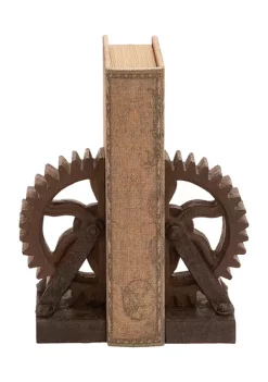 Coupon π Industrial Polystone Bookends - Set of 2 by Monroe Lane π§¨