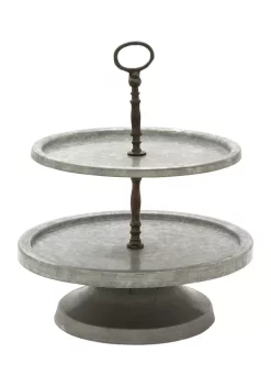 Promo 🤩 Farmhouse Metal Tiered Server by Monroe Lane ✔️