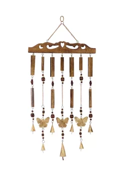 Best deal ❤️ Coastal Wood Windchime by Monroe Lane 🥰