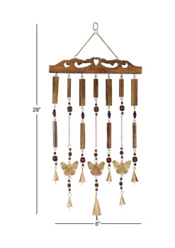 Best deal ❤️ Coastal Wood Windchime by Monroe Lane 🥰 -Monroe Lane Sales Belk 20784