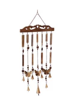 Best deal ❤️ Coastal Wood Windchime by Monroe Lane 🥰 -Monroe Lane Sales Belk 20785