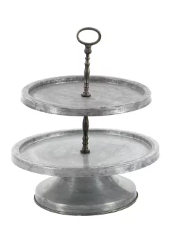 Promo 🤩 Farmhouse Metal Tiered Server by Monroe Lane ✔️ -Monroe Lane Sales Belk 2079