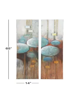 Hot Sale 👏 Modern Wood Wall Art - Set of 2 by Monroe Lane ❤️ -Monroe Lane Sales Belk 20794