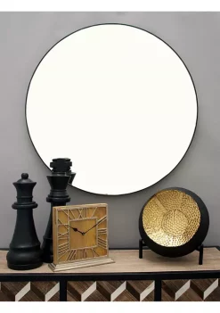 Discount 🎉 Contemporary Wood Wall Mirror by Monroe Lane 🥰 -Monroe Lane Sales Belk 20808