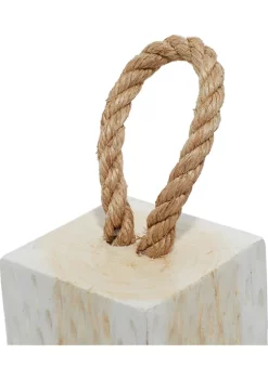 Brand new 🔔 Coastal Teak Wood Sculpture - Set of 2 by Monroe Lane 🤩 -Monroe Lane Sales Belk 20819