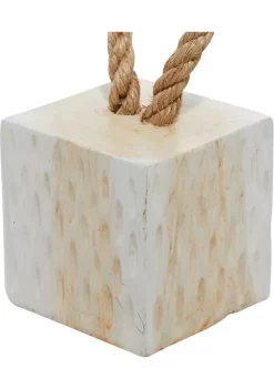 Brand new 🔔 Coastal Teak Wood Sculpture - Set of 2 by Monroe Lane 🤩 -Monroe Lane Sales Belk 20820