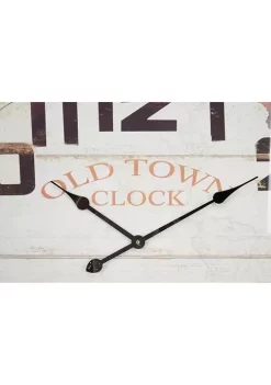 Deals 😉 Vintage Metal Wall Clock by Monroe Lane 😍 -Monroe Lane Sales Belk 20869