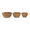 Cheap 😀 Mediterranean Wood Serving Bowl - Set of 3 by Monroe Lane 😀