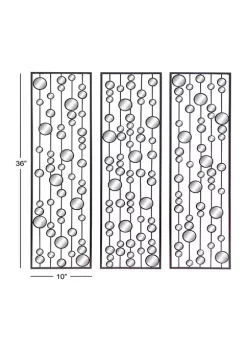 Coupon 😀 Glam Metal Wall Decor - Set of 3 by Monroe Lane 🛒 -Monroe Lane Sales Belk 20917