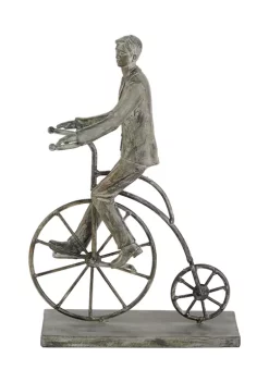 Best Sale ❤️ Polystone Traditional Bicycle Sculpture by Monroe Lane 🔔 -Monroe Lane Sales Belk 20951