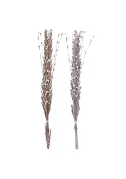 New 😀 Coastal Wood Natural Foliage - Set of 2 by Monroe Lane 💯 -Monroe Lane Sales Belk 20995