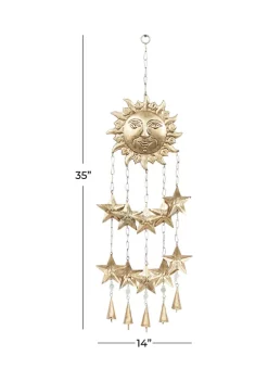 Cheapest 🎉 Eclectic Metal Windchime by Monroe Lane 🤩 -Monroe Lane Sales Belk 21004