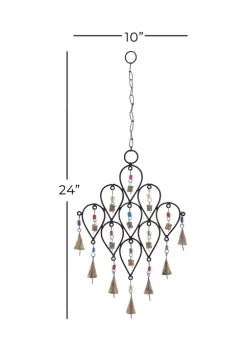 Deals ❤️ Eclectic Metal Windchime by Monroe Lane ✨ -Monroe Lane Sales Belk 21016