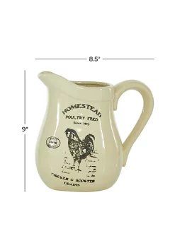 Cheapest ✔️ Farmhouse Ceramic Vase by Monroe Lane 🔔 -Monroe Lane Sales Belk 21057