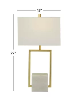 Best deal ✔️ Modern Marble Table Lamp by Monroe Lane ✔️ -Monroe Lane Sales Belk 21079