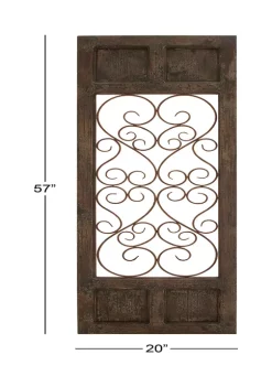 New 💯 Traditional Wood Wall Decor by Monroe Lane ✔️ -Monroe Lane Sales Belk 21098