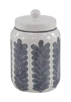 Cheapest 💯 Country Ceramic Decorative Jars - Set of 2 by Monroe Lane ✔️ -Monroe Lane Sales Belk 21138