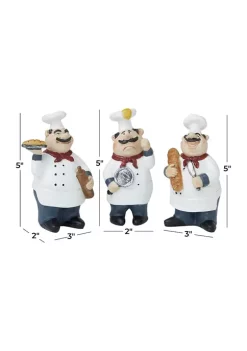 Coupon 🎁 Traditional Polystone Sculpture - Set of 3 by Monroe Lane 😀 -Monroe Lane Sales Belk 2117