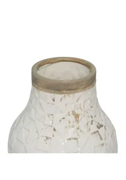 Flash Sale 🥰 Coastal Ceramic Vase by Monroe Lane ✨ -Monroe Lane Sales Belk 21174