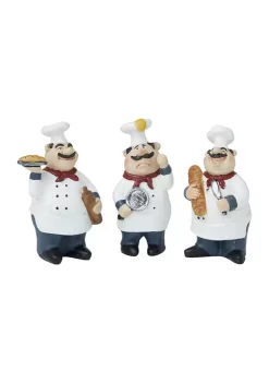 Coupon 🎁 Traditional Polystone Sculpture - Set of 3 by Monroe Lane 😀 -Monroe Lane Sales Belk 2119