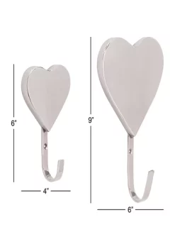 Best reviews of 🎉 Stainless Steel Glam Wall Hook - Set of 2 by Monroe Lane ✨ -Monroe Lane Sales Belk 21191