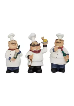 Outlet ⭐ Traditional Polystone Sculpture - Set of 3 by Monroe Lane 💯 -Monroe Lane Sales Belk 21242