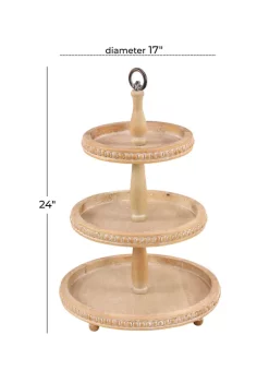 Flash Sale ✔️ Farmhouse Wood Tiered Server by Monroe Lane 💯 -Monroe Lane Sales Belk 21321