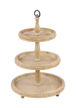 Flash Sale ✔️ Farmhouse Wood Tiered Server by Monroe Lane 💯 -Monroe Lane Sales Belk 21323