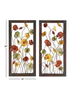 Cheap ⭐ Traditional Metal Wall Decor - Set of 2 by Monroe Lane 🌟 -Monroe Lane Sales Belk 2133