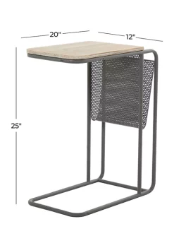 Wholesale 😍 Farmhouse Metal Accent Table by Monroe Lane ⭐ -Monroe Lane Sales Belk 21331