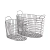 Wholesale 🥰 Contemporary Metal Storage Basket - Set of 2 by Monroe Lane 😀