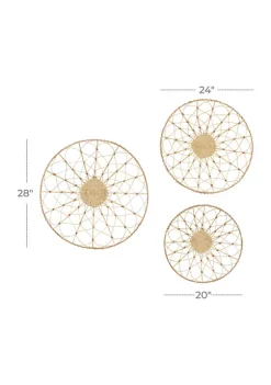 Coupon ⭐ Coastal Dried Plant Wall Decor - Set of 3 by Monroe Lane 👏 -Monroe Lane Sales Belk 21347