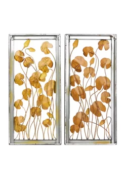 Cheap ⭐ Traditional Metal Wall Decor - Set of 2 by Monroe Lane 🌟 -Monroe Lane Sales Belk 2135