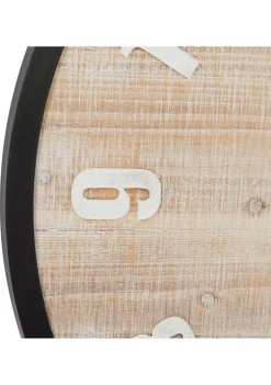 Top 10 👏 Farmhouse Wood Wall Clock by Monroe Lane 🎉 -Monroe Lane Sales Belk 21353