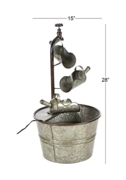 Best Sale ✔️ Farmhouse Metal Fountain by Monroe Lane 🔔 -Monroe Lane Sales Belk 21360
