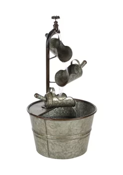 Best Sale ✔️ Farmhouse Metal Fountain by Monroe Lane 🔔 -Monroe Lane Sales Belk 21362