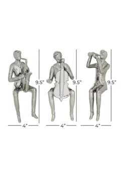 Best Pirce 🌟 Traditional Ceramic Sculpture - Set of 3 by Monroe Lane 🎁 -Monroe Lane Sales Belk 21369