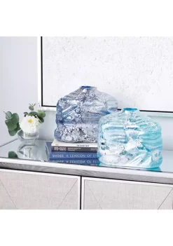 Flash Sale ✨ Contemporary Glass Vase - Set of 2 by Monroe Lane 🥰 -Monroe Lane Sales Belk 21418