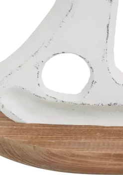 Deals ❤️ Coastal Wood Sculpture - Set of 3 by Monroe Lane ❤️ -Monroe Lane Sales Belk 21423