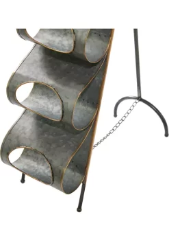 Best deal ✨ Contemporary Metal Standing Wine Rack by Monroe Lane ⭐ -Monroe Lane Sales Belk 21435