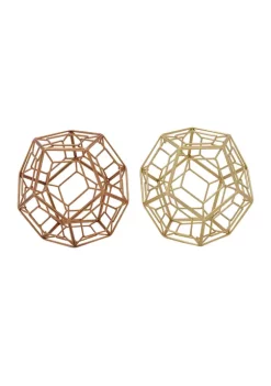 Buy π Set of 2 Metal Modern Sculptures by Monroe Lane π