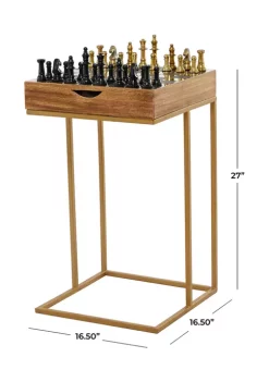 Buy 🎁 Contemporary Aluminum Accent Table by Monroe Lane 🔔 -Monroe Lane Sales Belk 21503