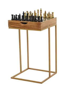 Buy 🎁 Contemporary Aluminum Accent Table by Monroe Lane 🔔 -Monroe Lane Sales Belk 21505