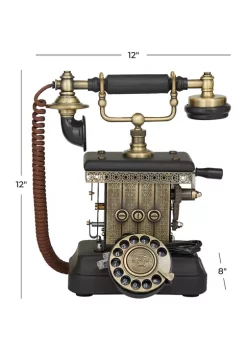 Cheapest 👏 Vintage Metal Telephone by Monroe Lane 🔥 -Monroe Lane Sales Belk 21509