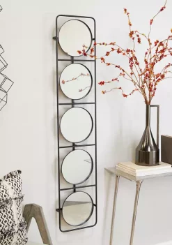 Cheapest 🤩 Modern Metal Wall Mirror by Monroe Lane 🔥 -Monroe Lane Sales Belk 21525